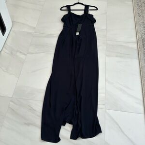 HOLIDAY SALE- NWT Halston size 6 dark navy dress